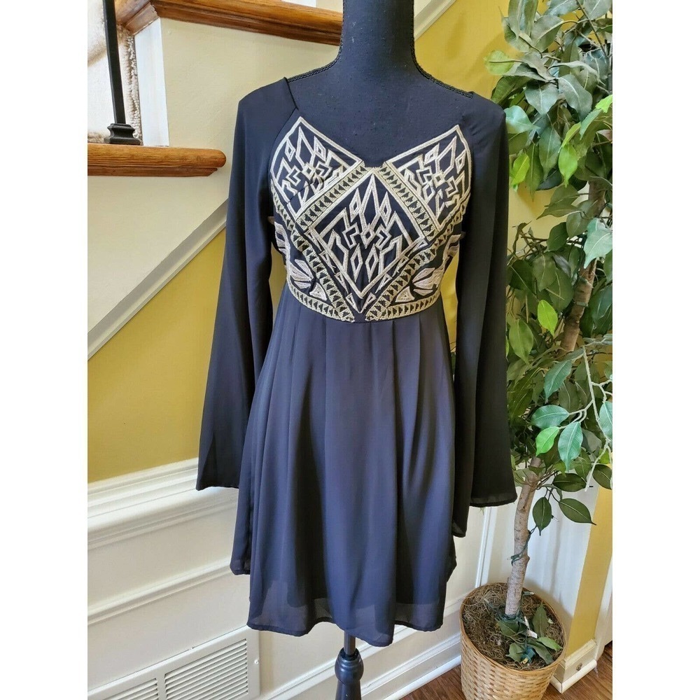 Shift Dress Boho Aztec West 36th Size Small